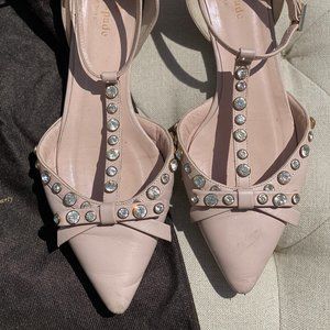 Kate Spade Becca Flats in Petal Pink